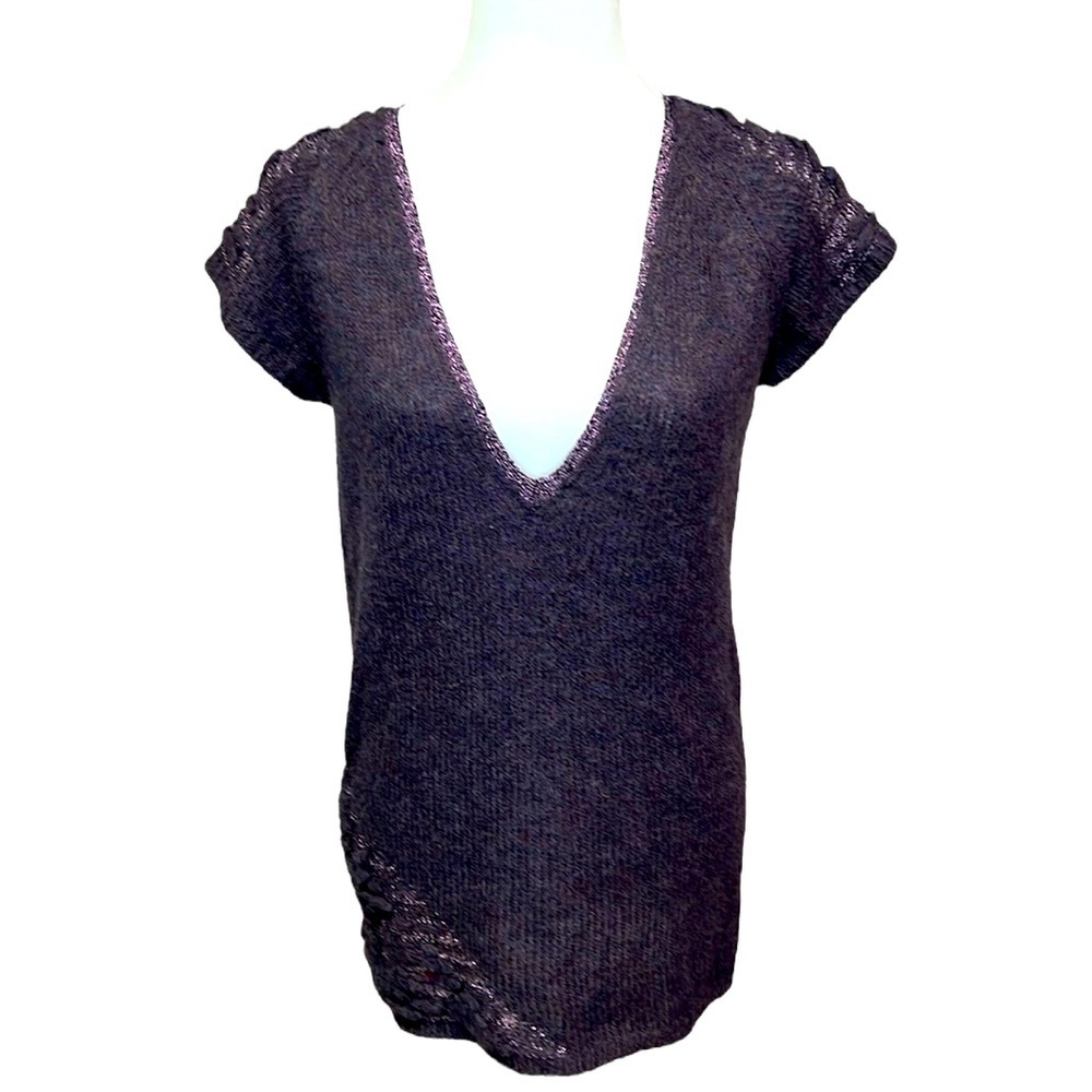 Stile Benetton Metallic Trim Sweater